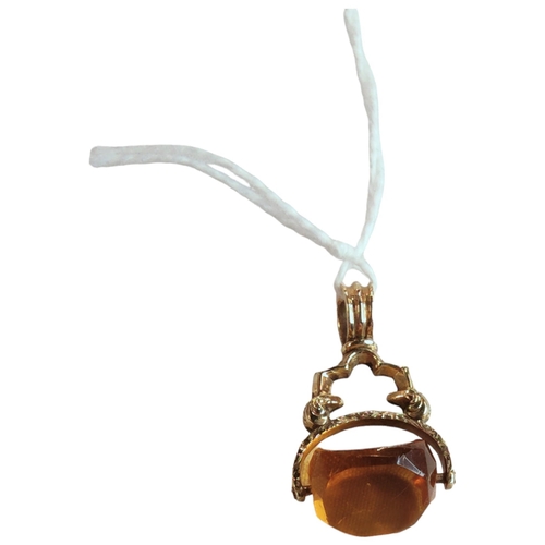 272 - GOLD SWIVEL FOB