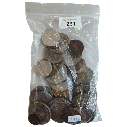 291 - BAG OF COINS