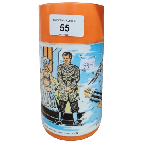 55 - VINTAGE BUCK ROGERS IN 25TH CENTURY THERMOS FLASK