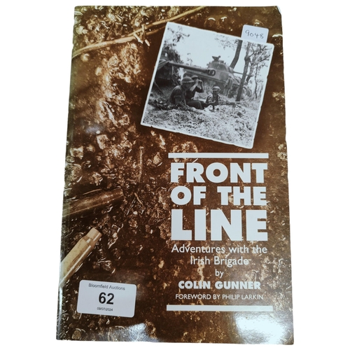 62 - LOCAL INTEREST MILITARY BOOK: FRONT OF THE LINE