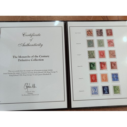 323 - COLLECTION OF STAMPS ALL WITH CERTIFICATES AND AUTHENTICITY TO INCLUDE: QUEEN VICTORIA 'JUBILEE' DEF... 