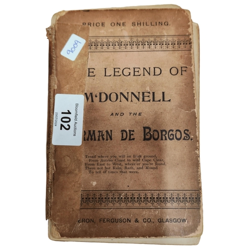 102 - OLD IRISH BOOK: THE IRISH LEGEND OF M'DONNELL