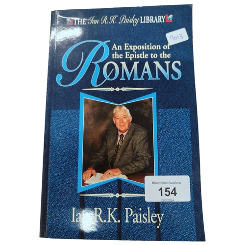 154 - SIGNED IAN PAISLEY BOOK