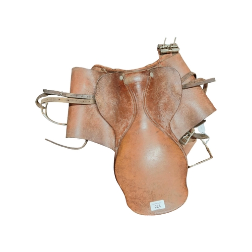 224 - HORSE RIDING LEATHER SADDLE