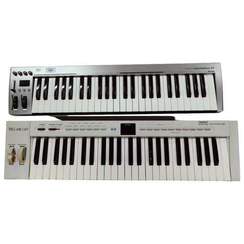 264 - 2 MIDI KEYBOARDS