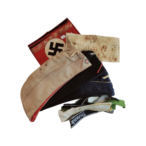 269 - QUANTITY OF REPRODUCTION THIRD REICH ARMBANDS & SIDECAPS