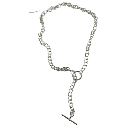 300 - SILVER ALBERT NECKLACE