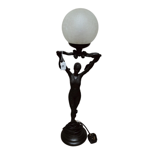 86 - ART DECO STYLE LADY LAMP