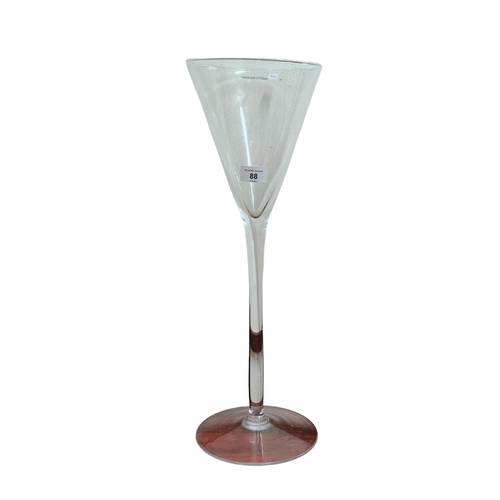 88 - LARGE DISPLAY CHAMPAGNE GLASS