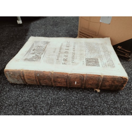 168 - BOX OF ANTIQUE BOOKS