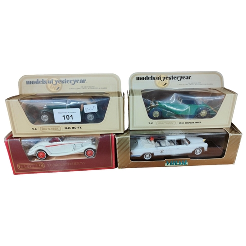 101 - 4 VINTAGE MODEL CARS