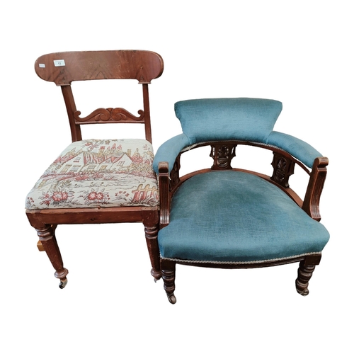 12 - 2 ANTIQUE CHAIRS