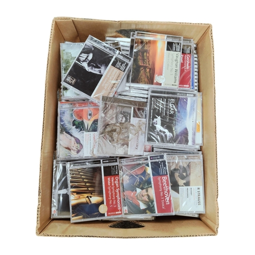 263 - BOX OF OVER 150 UNOPENED CLASSICAL CDs