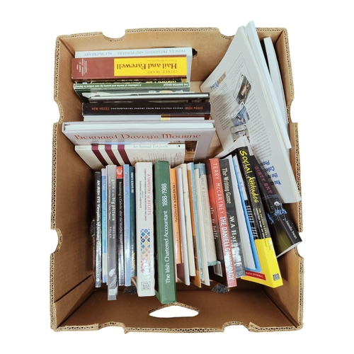 28 - BOX OF BOOKS TO INCLUDE IRISH