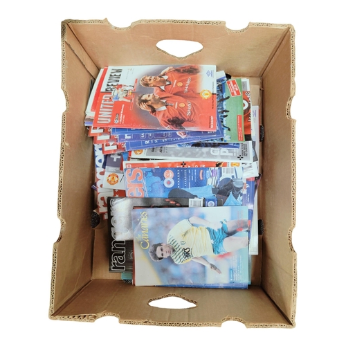 31 - BOX OF VARIOUS FOOTBALL PROGRAMMES