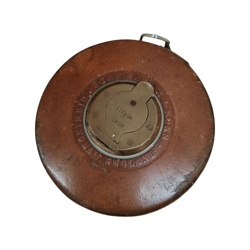 51 - OLD LEATHER TAPE MEASURE