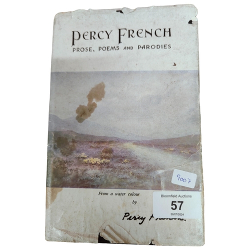 57 - OLD LOCAL BOOK: PROSE, POEMS AND PARODIES PERCY FRENCH