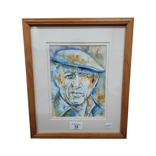 12 - WATERCOLOUR OF PICASSO