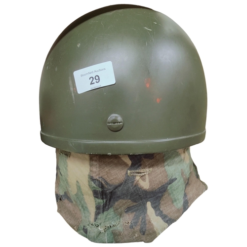 29 - 2 x MILITARY HELMETS