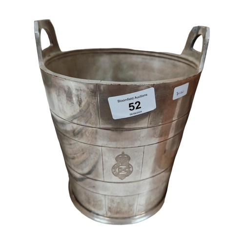 52 - THE ROYAL MAIL STEAM PACKET COMPANY CHAMPAGNE ICE BUCKET BY MAPPIN & WEBB