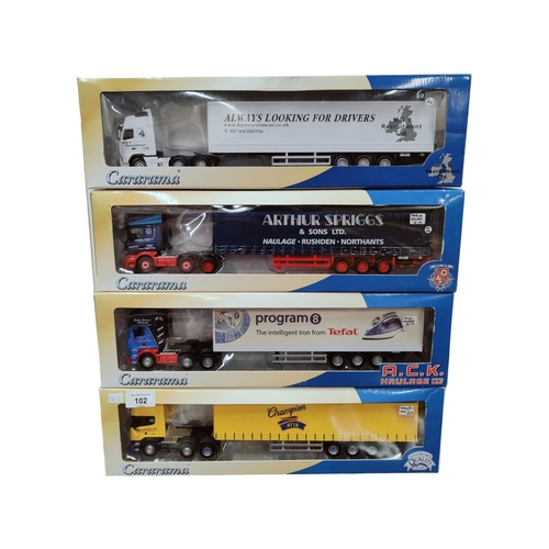 102 - 4 LARGE  MODEL TRUCKS