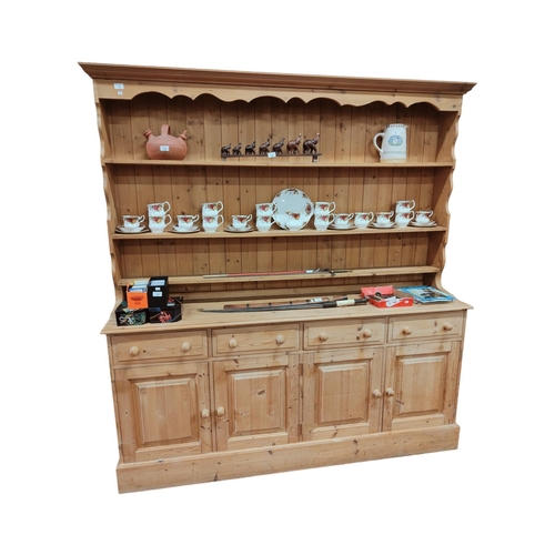 12 - LARGE PINE WELSH DRESSER