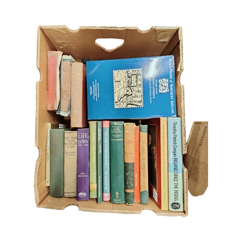 131 - BOX OF IRISH BOOKS