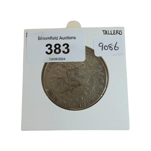 383 - 1918 SILVER TALLERO