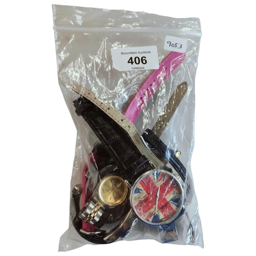 406 - BAG OF WATCHES