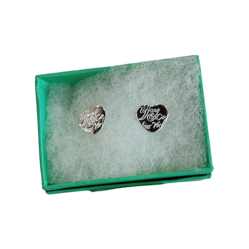 407 - PAIR OF TIFFANY & CO STYLE EARRINGS