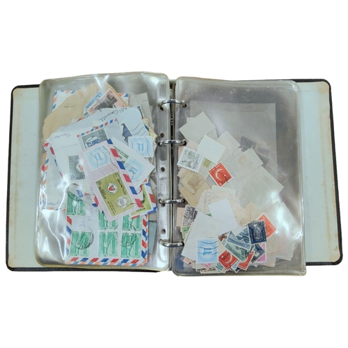 425 - 5 FOLDERS OF STAMPS