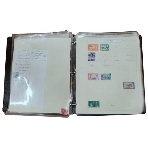 426 - 6 FOLDERS OF STAMPS