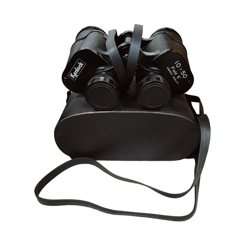 49 - PAIR OF KENLOCK BINOCULARS IN CASE