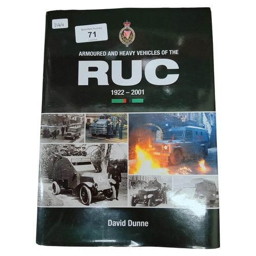 71 - LOCAL BOOK - ARMOURED AND HEAVY VEHICLES OF THE RUC