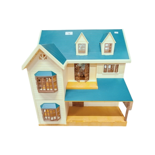 74 - DOLLS HOUSE AND FURNITURE