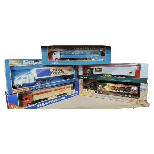 80 - 5 BOXED MODEL LORRIES