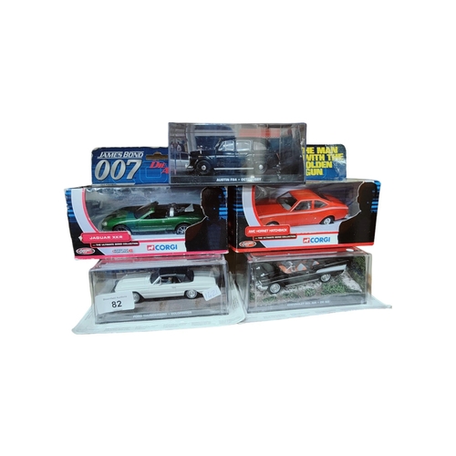 82 - QUANTITY OF BOXED JAMES BOND 007 MODELS