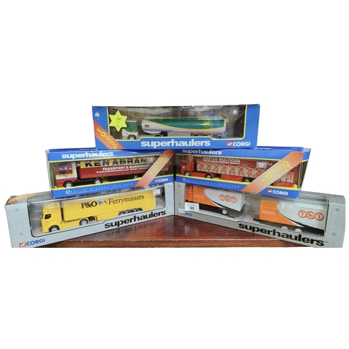 88 - 5 BOXED MODEL LORRIES