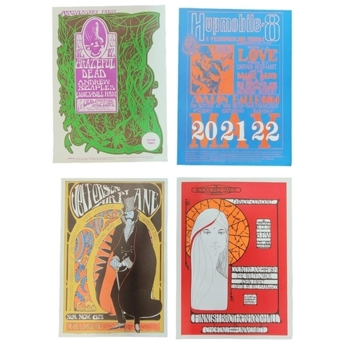 63 - 4 VINTAGE MUSIC POSTERS