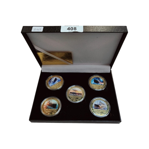 408 - TITANIC MEMORIAL COIN SET