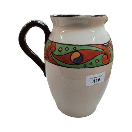 416 - LARGE LOVATTS STONEWARE & CELTIC DESIGN JUG