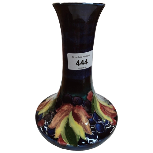 444 - MOORCROFT VASE - LEAF & BERRY - 20cm