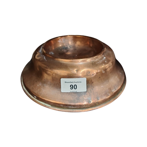 90 - ANTIQUE COPPER BOWL