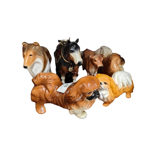 92 - QUANTITY OF ANIMAL FIGURES