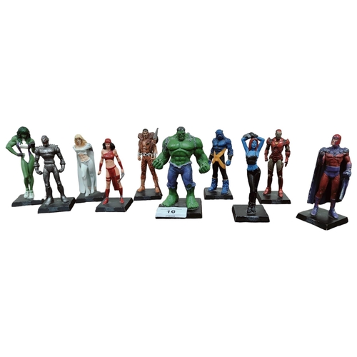 16 - QUANTITY OF LEAD MARVEL FIGURES