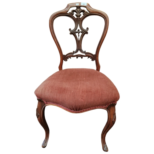 24 - VICTORIAN CHAIR