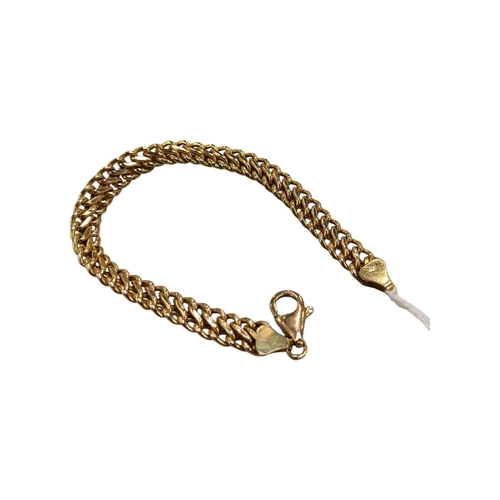 372 - 9 CARAT GOLD BRACELET 7.08 GRAMS