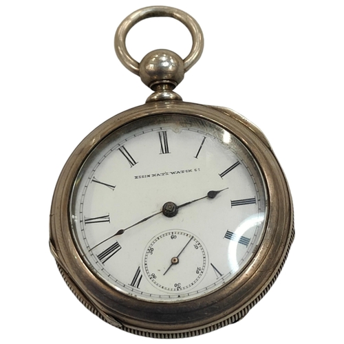 395 - LARGE ELGIN POCKET WATCH