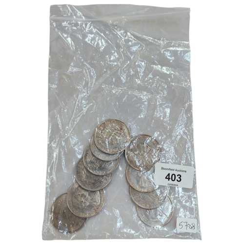 403 - BAG OF COINS