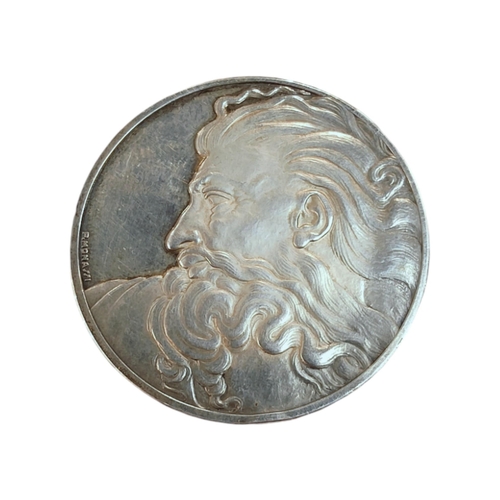 409 - MICHAEL ANGELO SILVER MEDALLION